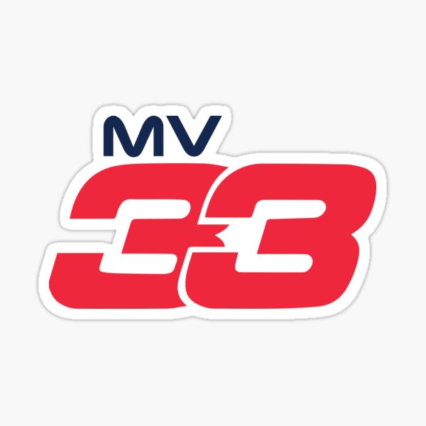 Buitenlander Besparing Paar Max Verstappen 33" Sticker for Sale by dynamix360 | Redbubble