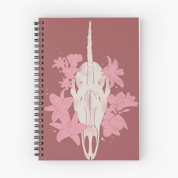 Artikelvorschau, Einhornschädel - Knochen und Pink entworfen und verkauft von PixelsArtStall.