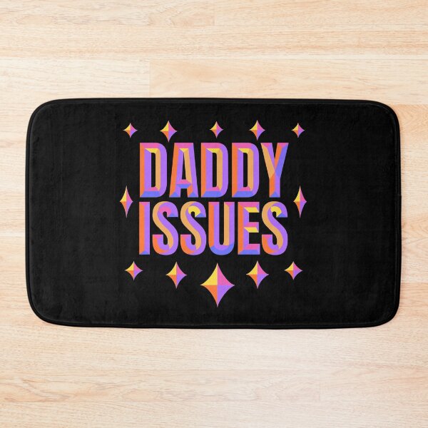 Item preview, Daddy Issues - Colorful Beveled Text Typography Design designed and sold by Gerhanj.