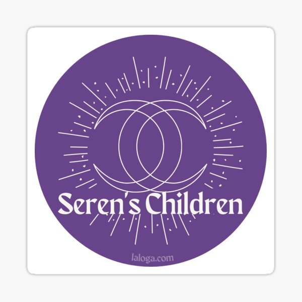 Seren's Children - purple Sticker