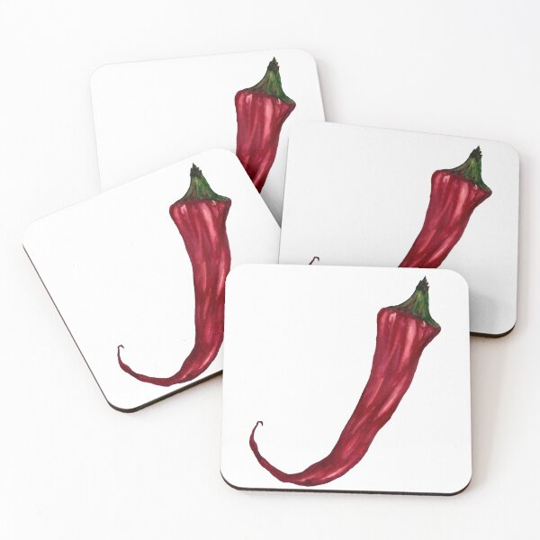 Item preview, Red and green chili peppers designed and sold by RinaGrinchik.