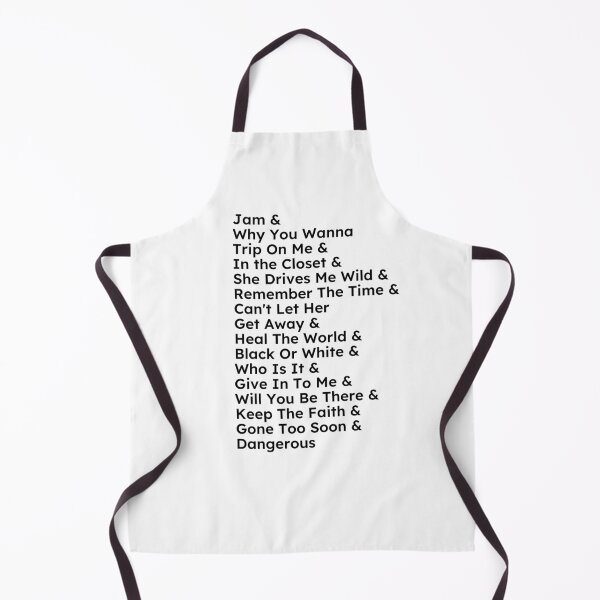 Item preview, Dangerous Album Song List designed and sold by loganferret.