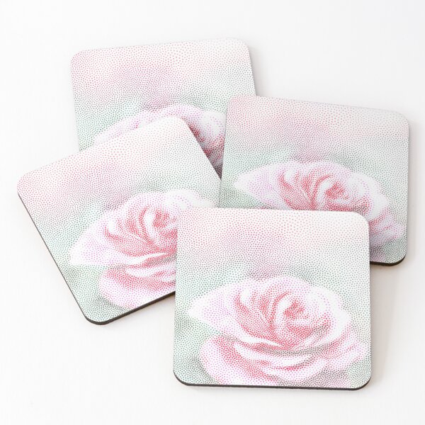 Item preview, Flower 10 Pink Green Dots designed and sold by artbylucie.