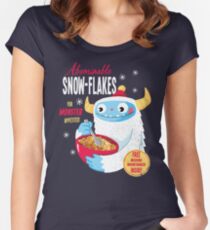 Abominable Snowflakes Women's Fitted Scoop T-Shirt