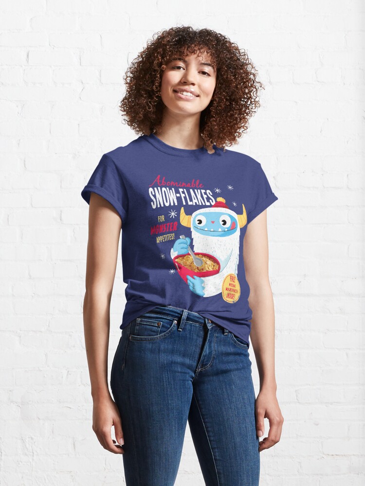 Alternate view of Abominable Snowflakes Classic T-Shirt