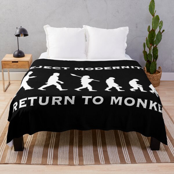 Item preview, Reject modernity, return to monke designed and sold by DotorEaon.