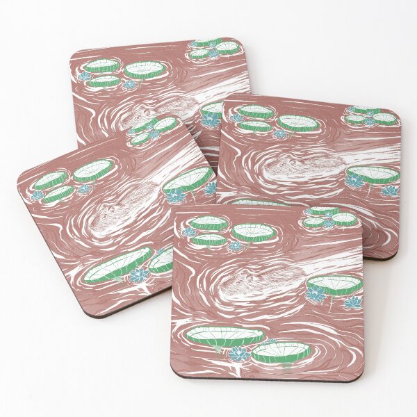 Item preview, capybara swimming designed and sold by rimartins.