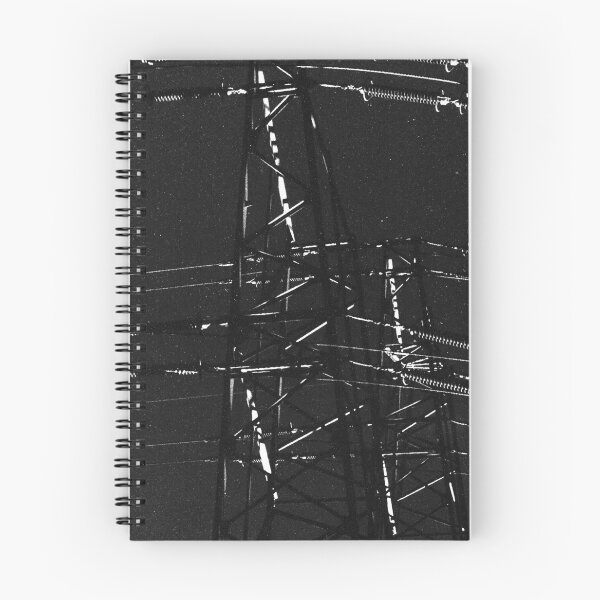 Item preview, Power cables black and white abstract picture designed and sold by RossBi.
