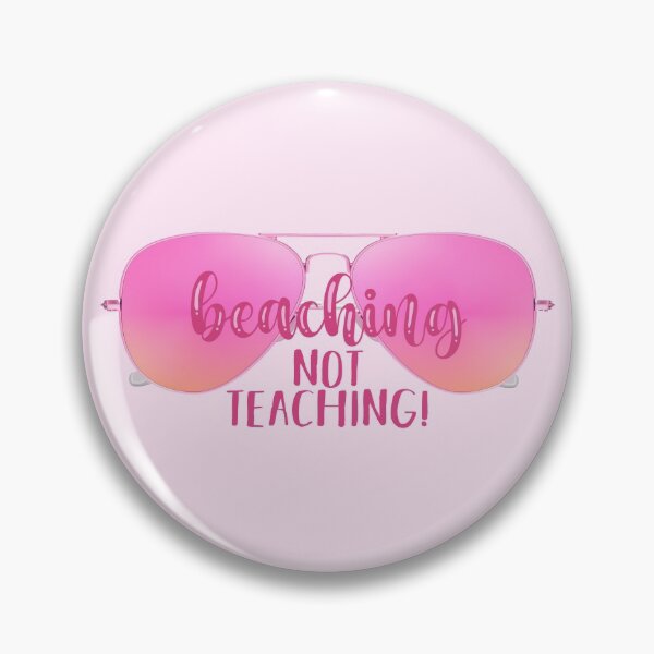 Item preview, Beaching Not Teaching! Pink (on Lt. Pink) designed and sold by PawsitiveMum.