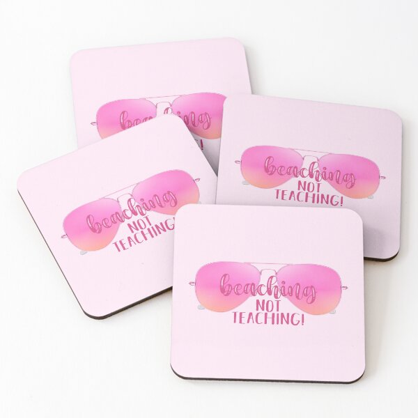 Item preview, Beaching Not Teaching! Pink (on Lt. Pink) designed and sold by PawsitiveMum.