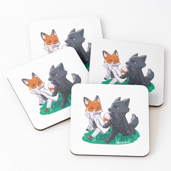 Item preview, fox Kim Dokja and wolf Yoo Jonghyuk designed and sold by Elalalune.