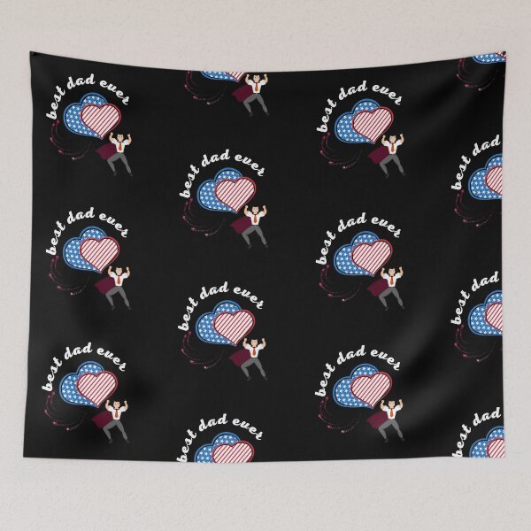 Item preview, Best Dad Ever With Us American Flag designed and sold by Totalove.