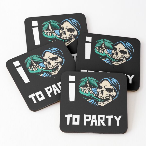 Item preview, I Love To Party - Beer Drinker Design designed and sold by 1chillin.
