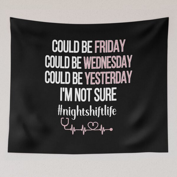 Item preview, Night Shift Nurse Week Night Shift Nursing Funny designed and sold by Pukiart.