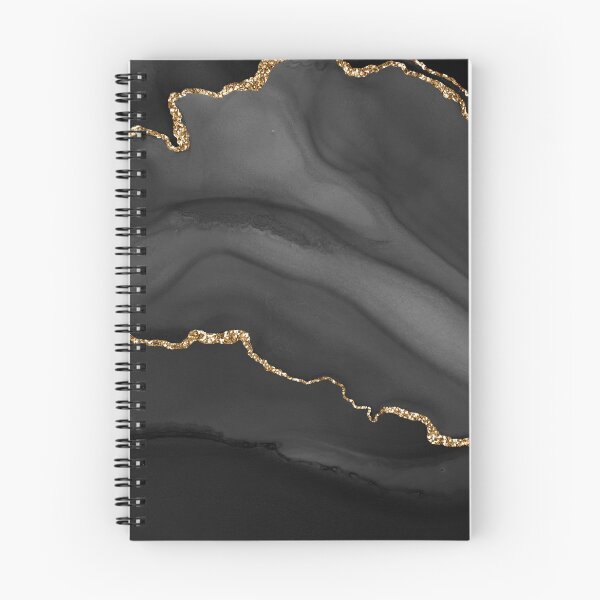 Item preview,  Black and Gold Agate | Stormy Skies Agate designed and sold by WandaStar.