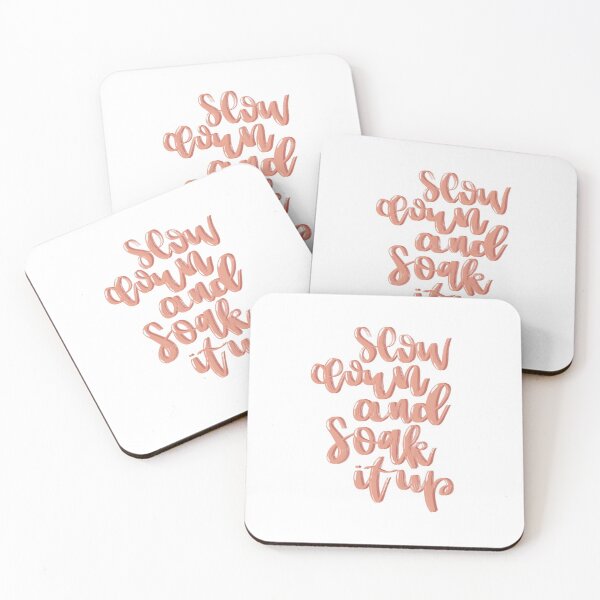 Item preview, Slow Down and Soak It Up Sticker designed and sold by LenAndLolaCo.