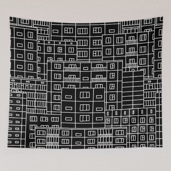 Item preview, NIGHT CITY PATTERN designed and sold by Valeria Agibalova.