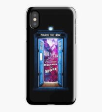Time and relative dimension in space iPhone Case/Skin