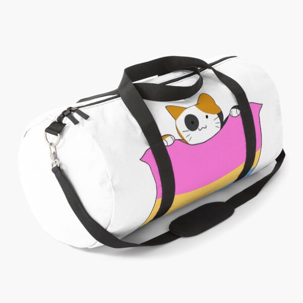 Item preview, Cat holding up Pansexual flag designed and sold by FinnLeaf.