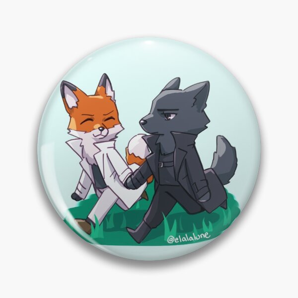 Artikelvorschau, Fuchs Kim Dokja und Wolf Yoo Jonghyuk entworfen und verkauft von Elalalune.