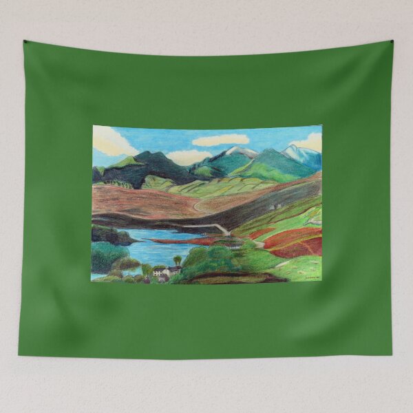 Item preview, 550 - THE SNOWDONIA GROUP, WALES - DAVE EDWARDS - COLOURED PENCILS - 2021 designed and sold by BLYTHART.
