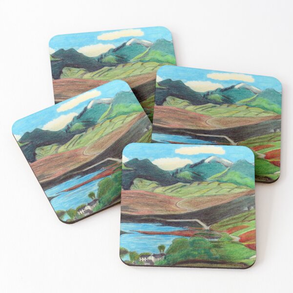 Item preview, 550 - THE SNOWDONIA GROUP, WALES - DAVE EDWARDS - COLOURED PENCILS - 2021 designed and sold by BLYTHART.