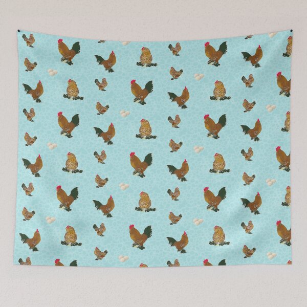 Item preview, Belgian D'Uccle Pattern Blue designed and sold by Ashley Gagnon.