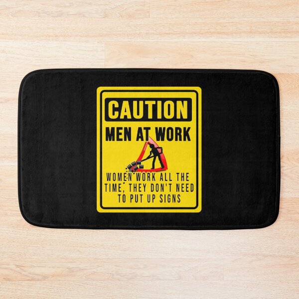 Item preview, funny men at work pun designed and sold by DisenyosDeMike.