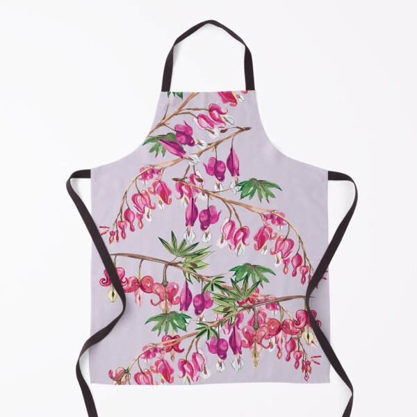 Item preview, Pink Bleeding hearts, vintage flowers, watercolor designed and sold by IngaDesign.