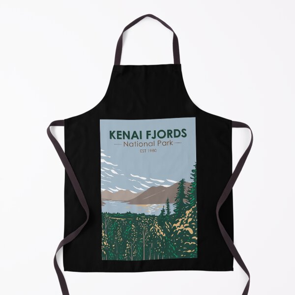 Item preview, Kenai Fjords National Park Skilake Lake Alaska Vintage designed and sold by KrisSidDesigns.