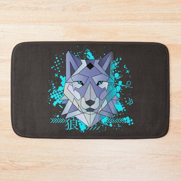 Item preview, Wolf Polygon Poly Triangle Tattoo Wolves Japanese Graphic Design designed and sold by brunsch-print.