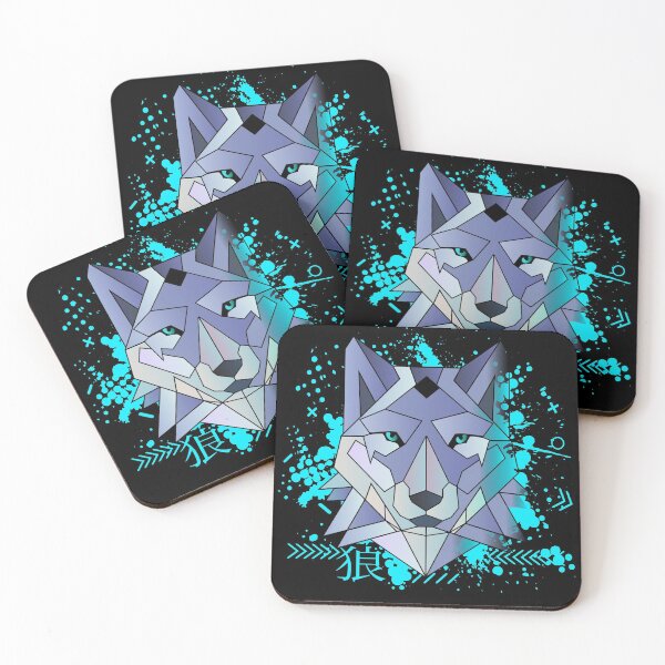 Item preview, Wolf Polygon Poly Triangle Tattoo Wolves Japanese Graphic Design designed and sold by brunsch-print.