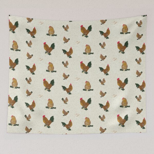 Item preview, Belgian D'Uccle Pattern Cream designed and sold by Ashley Gagnon.