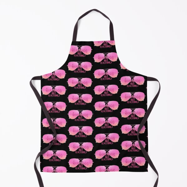 Item preview, Beaching Not Teaching! Pink (on Black) designed and sold by PawsitiveMum.