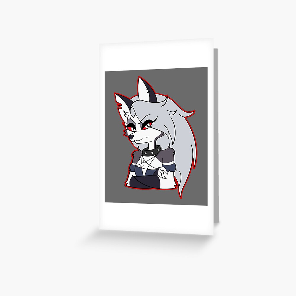 Helluva Boss Loona Greeting Card For Sale By Medouahyb Redbubble