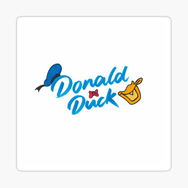 Donald Duck Sticker