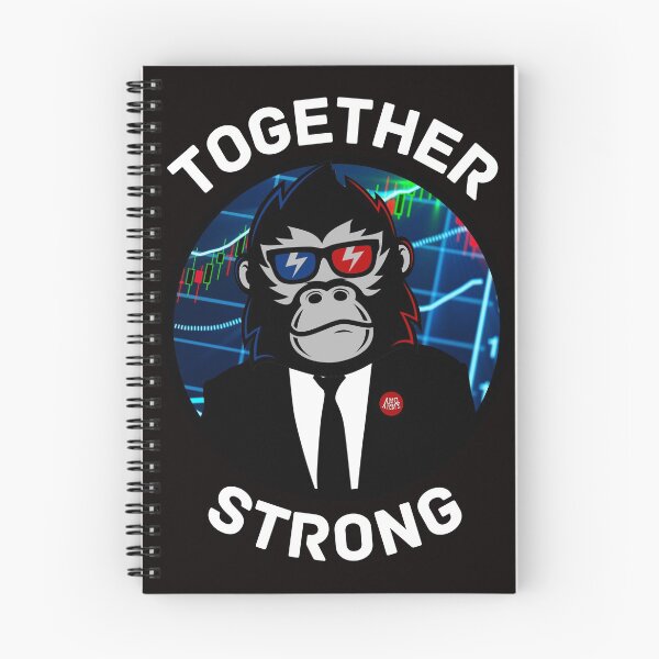 Item preview, Together Strong AMC Ape Army Trading Meme designed and sold by The Masked Designer.