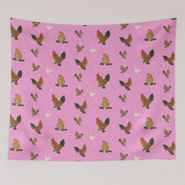 Item preview, Belgian D'Uccle Pattern Pink designed and sold by Ashley Gagnon.