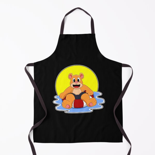 Item preview, Bear at Swimming with Swim ring designed and sold by Snabdesign84.
