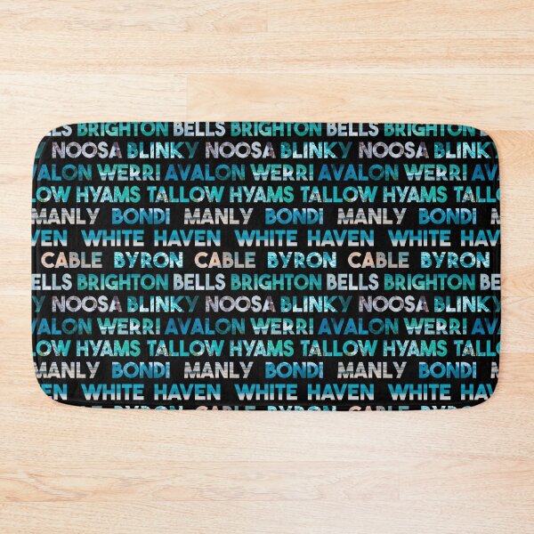 Item preview, Australian Beaches Word Collage designed and sold by EE-Gustaf.