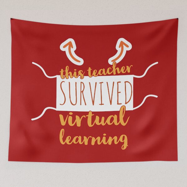 Item preview, I Survived Virtual Teaching designed and sold by hashnan21.