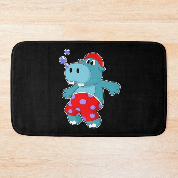 Item preview, Hippo Swimming Swim trunks Summer designed and sold by Snabdesign84.