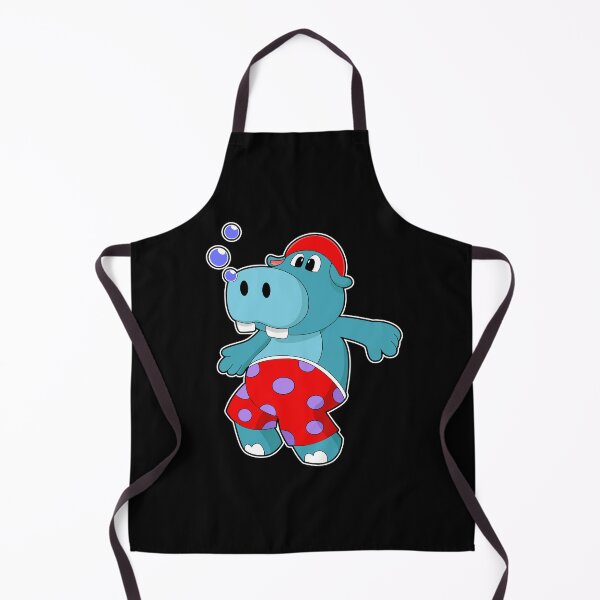 Item preview, Hippo at Swimming with Swimming trunks designed and sold by Snabdesign84.