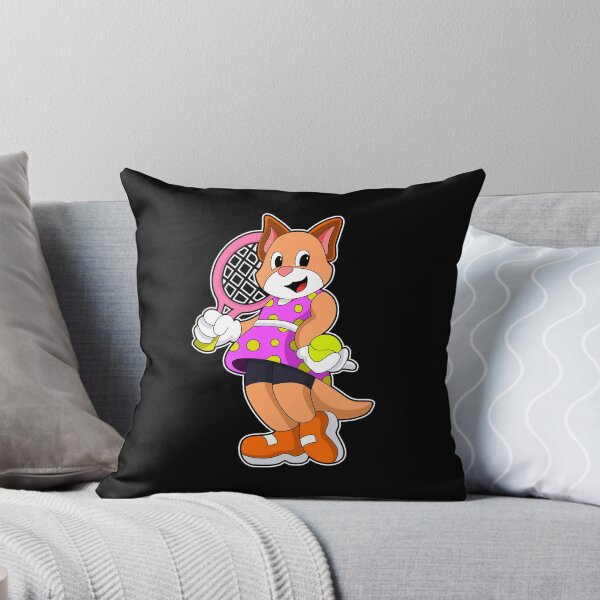Item preview, Cat at Tennis with Tennis racket designed and sold by Snabdesign84.