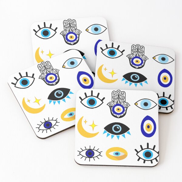 Item preview, arabic evil eye collage designed and sold by chirazbz.