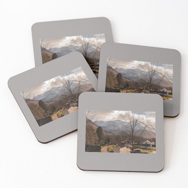 Item preview, Landscape Glen Coe Village Aonach Dubh Scotland designed and sold by Stravaigin.