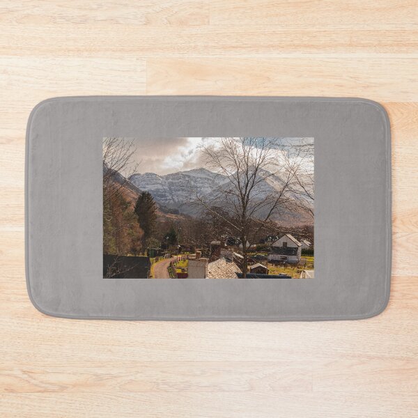 Item preview, Landscape Glen Coe Village Aonach Dubh Scotland designed and sold by Stravaigin.