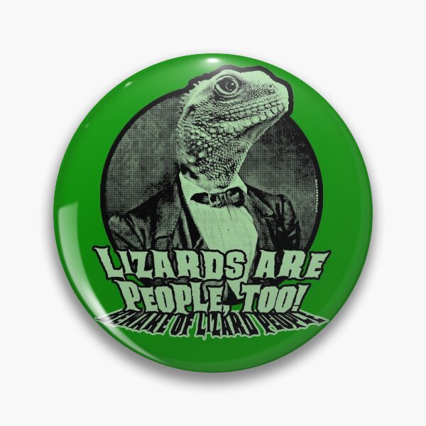 Item preview, Lizards are people, too! (Beware of lizard people) designed and sold by uselessnyc.