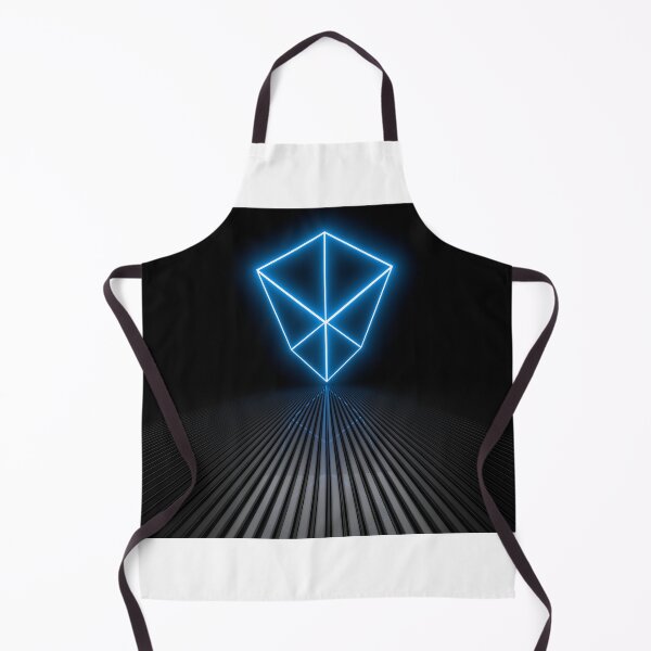 Item preview, Sci Fy Neon Lamps In A Dark Corridor designed and sold by tatkhagata.