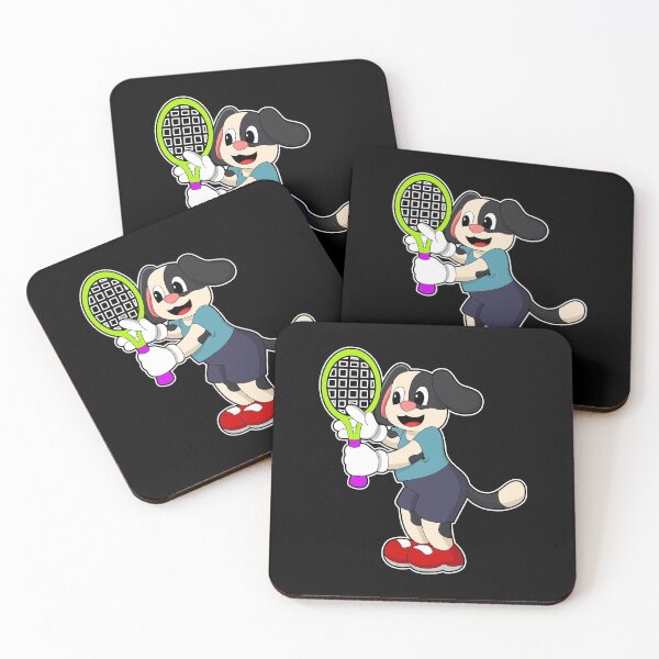 Item preview, Dog at Tennis with Tennis racket designed and sold by Snabdesign84.